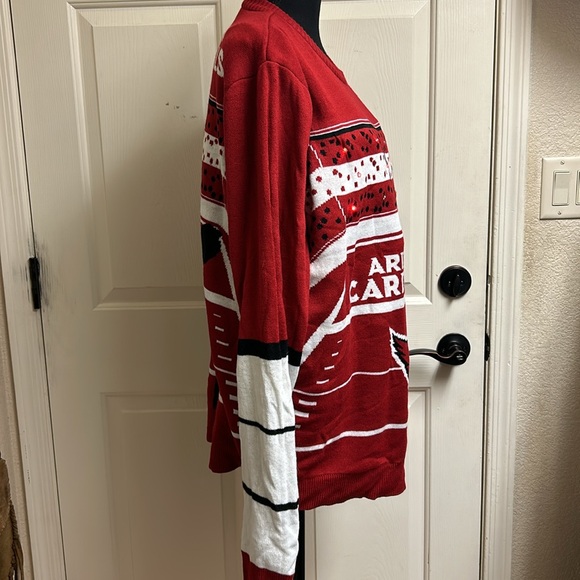 NFL Shop Arizona Cardinals Cardinal Stadium Light Up Sweater Team Appare… - Picture 6 of 11